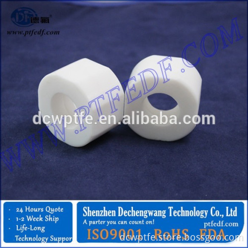 High performance PTFE teflon bolts screws and nuts plastic bolt caps